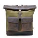 Ролл-ап міської рюкзак тканина канвас і кінська шкіра TARWA RH-3462-4lx RH-3462-4lx фото 2