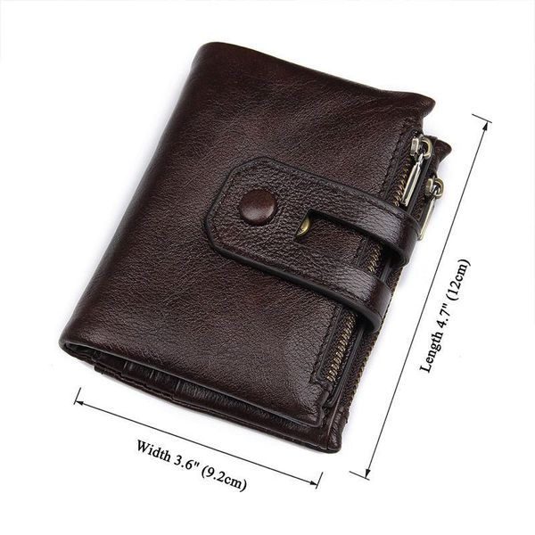 Чоловічий гаманець середнього розміру коричневий JD8442C JD8442C фото