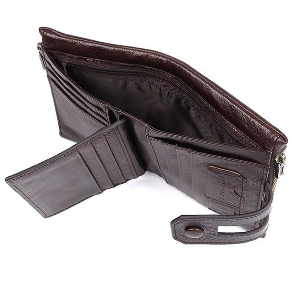 Чоловічий гаманець середнього розміру коричневий JD8442C JD8442C фото