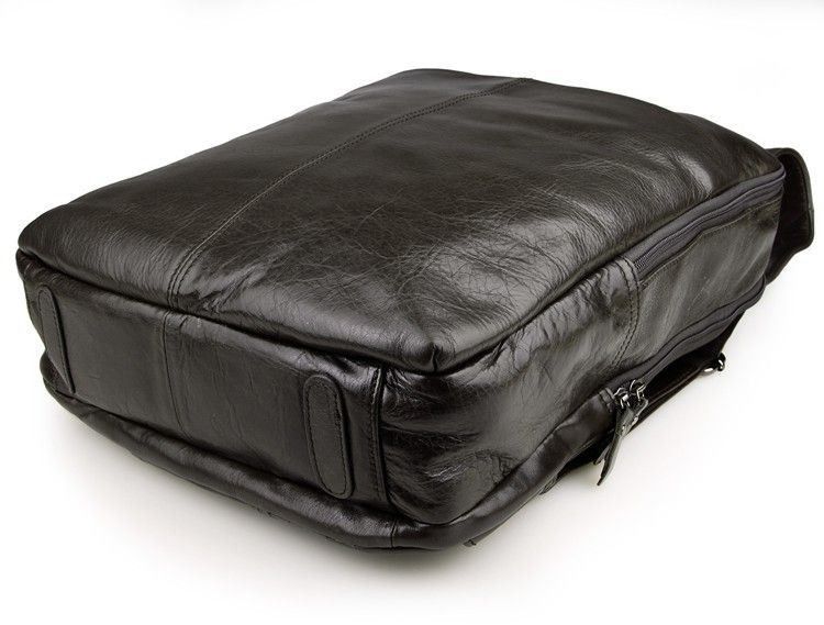 Класичний шкіряний дорожній рюкзак JD7280J John McDee JD7280J фото