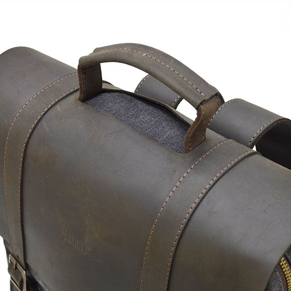 Сумка рюкзак для ноутбука із канвасу TARWA RGc-3420-3md сіра RA-3420-3md фото