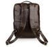 Класичний шкіряний дорожній рюкзак шоколадного кольору John McDee 7280C JD_7280C фото 4