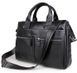 Шкіряна сумка чорна чоловіча 7122A (месенджер, портфель) JD7122A фото 1
