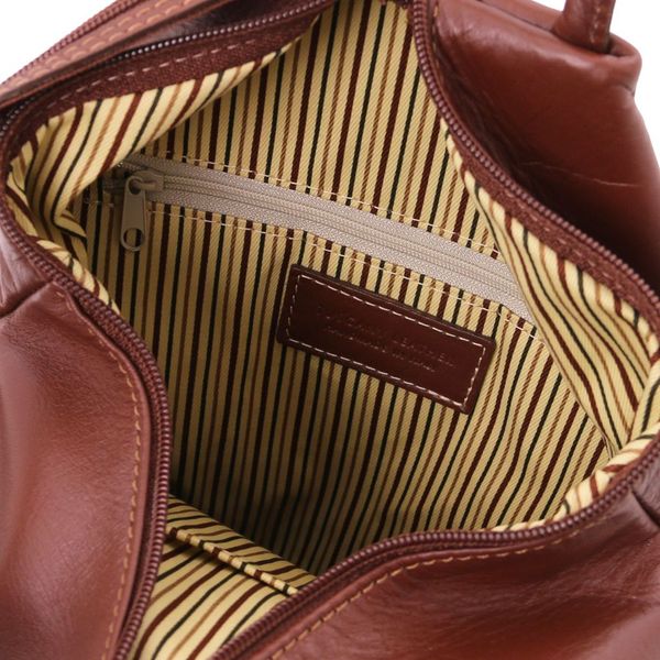 Shanghai - рюкзак м'якого шкіряного TL140963 коричневого TL140963 фото