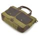 Чоловіча сумка з канвас та кінської шкіри TARWA RHc-3990-3md хаккі RbSc-3990-3md фото 5