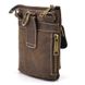 Маленька чоловіча сумка на пояс, через плече, коричнева на джинси TARWA RC-1350-3md RK-1350-3md фото 5