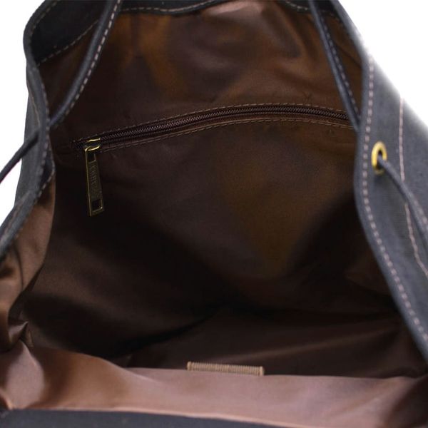 Міський рюкзак RAc-0010-4lx з канвасу і натуральної шкіри RH-0010- 4lx фото