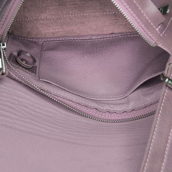Жіноча сумка Grande Pelle 270х180х70 мм глянцева шкіра фрез 759665 фото