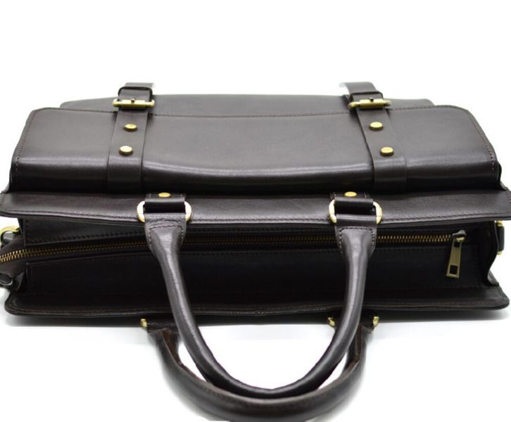 Шкіряна сумка портфель TARWA, TC-4964-4lx темно-коричнева TC-4964-4lx фото