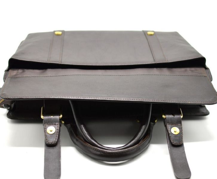Шкіряна сумка портфель TARWA, TC-4964-4lx темно-коричнева TC-4964-4lx фото