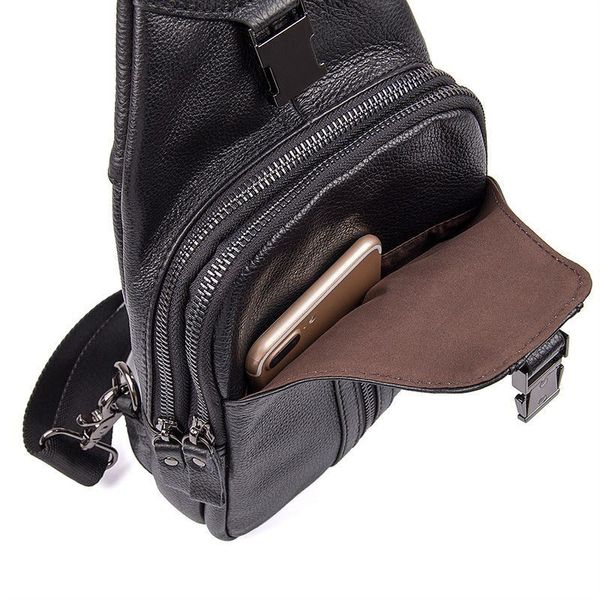 Молодіжний міні-рюкзак на моношлейке з натуральної шкіри JD4007A John McDee JD4007A фото