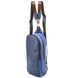 Слінг-рюкзак із синього канвасу та синьої шкіри крейзі хорс RKk-2017-4lx TARWA RKk-2017-4lx фото 7