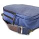 Слінг-рюкзак із синього канвасу та синьої шкіри крейзі хорс RKk-2017-4lx TARWA RKk-2017-4lx фото 9