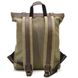 Ролл-ап рюкзак з кінської шкіри та канвас TARWA ROc-5191-3md RGc-5191-3md фото 5