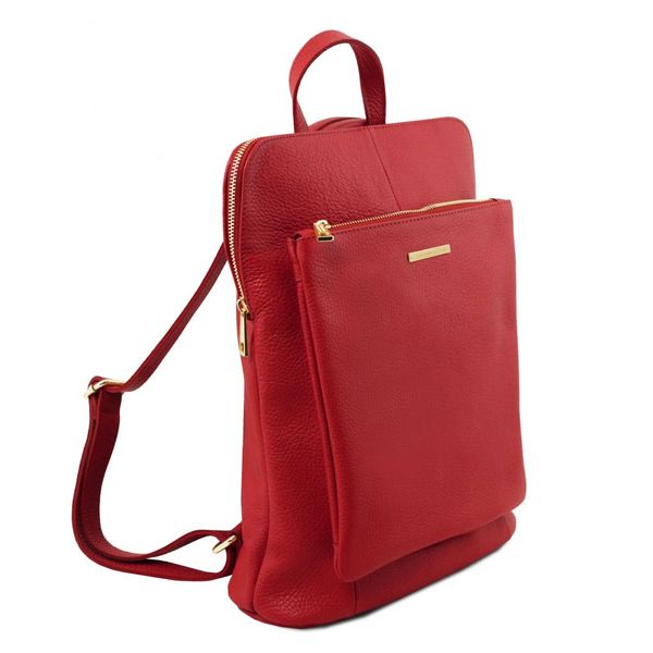 TL Bag - м'яка шкіряна рюкзак для жінок TL141682 Помада червона TL141682 фото