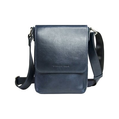 Чоловіча сумка-месенджер міні формату, 235х160х50 мм, синій 751670 фото