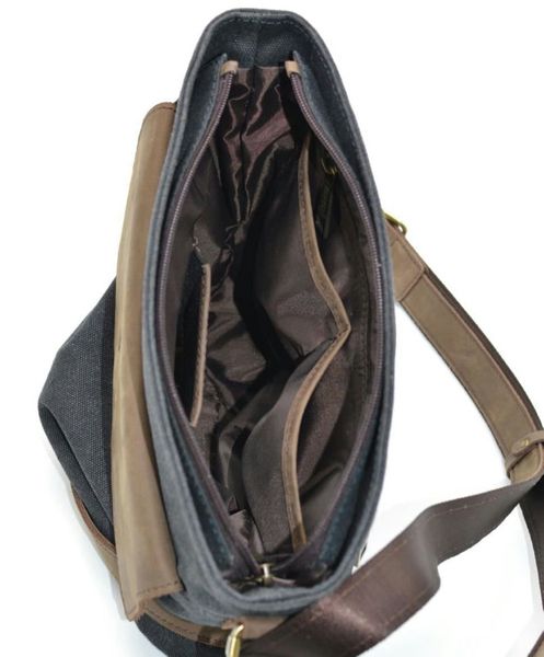 Чоловіча сумка парусина канвас та шкіра RG-0040-4lx бренду Tarwa RG-0040-4lx фото