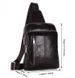 Шкіряний компактний міський рюкзак на одну шлею - моношлейка 7215С JD7215C фото 8