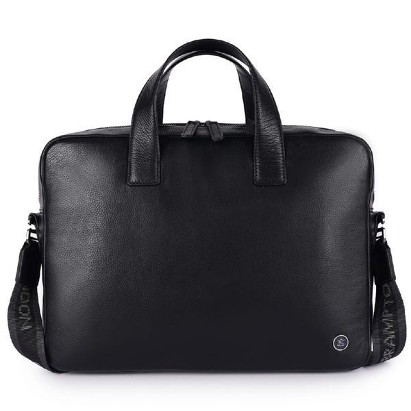 Фотографія Шкіряна сумка для ноутбука 14 Brampton London Maven Black (Чорний) 64273 BLK - купити 93474 за 8 660 грн