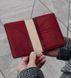 Жіночий шкіряний чохол для кредитних карток Футляр для візитних карток - 1984 - Червоний колір - Time Resistance 5210501W 5210501W фото галерея 2