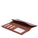 Ексклюзивний вертикальний шкіряний гаманець подвійне додавання TL140777 Темно -коричневий TL140777 фото 2