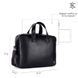 Шкіряна сумка для ноутбука 14 Brampton London Maven Black (Чорний) 64273 BLK фото галерея 10