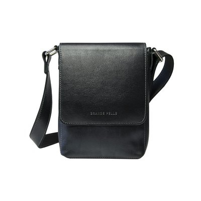 Чоловіча сумка-месенджер міні формату, 235х160х50 мм, чорний 751610 фото