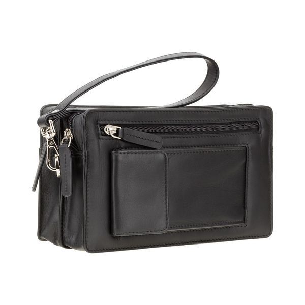 Фотографія Барсетка чоловіча Visconti 18233 Wrist Bag (Black) 18233 BLK - купити 18233 BLK за 3 900 грн