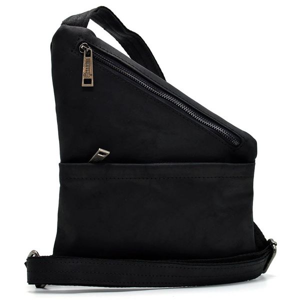 Шкіряна сумка слінг рюкзак через плече RA-6501-3md бренд TARWA GA-6501-4lx фото