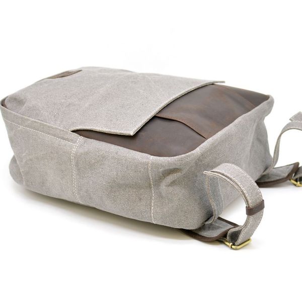 Молодіжний рюкзак канвас з шкіряними вставками RGj-7224-4lx TARWA RGj-7224-4lx фото