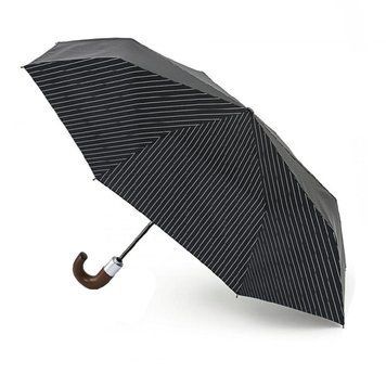 Фотографія Парасолька чоловіча Fulton G818-019214 Chelsea-2 City Stripe Black/Steel G818-019214 - купити 92237 за 2 200 грн
