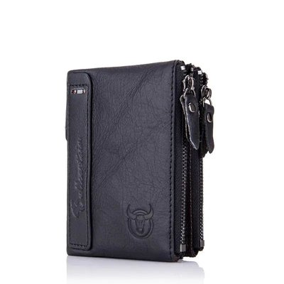 Чоловічий гаманець розкладний чорний TW001A Bull TW001 фото