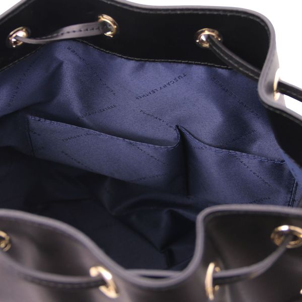 Vittoria - шкіряна сумка відро (баклет) TL141531 Чорний TL141531 фото