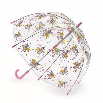 Фотографія Парасолька-тростина дитяча Fulton Funbrella-4 C605-039090 Bella The Unicorn (Единорожки) C605-039090 - купити 92444 за 1 150 грн