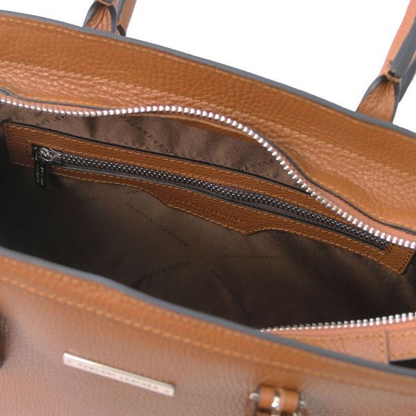 Фотографія TL Bag - шкіряна сумочка TL142147 COGNAC TL142147 - купити 2147_1_6 за 4 792 грн