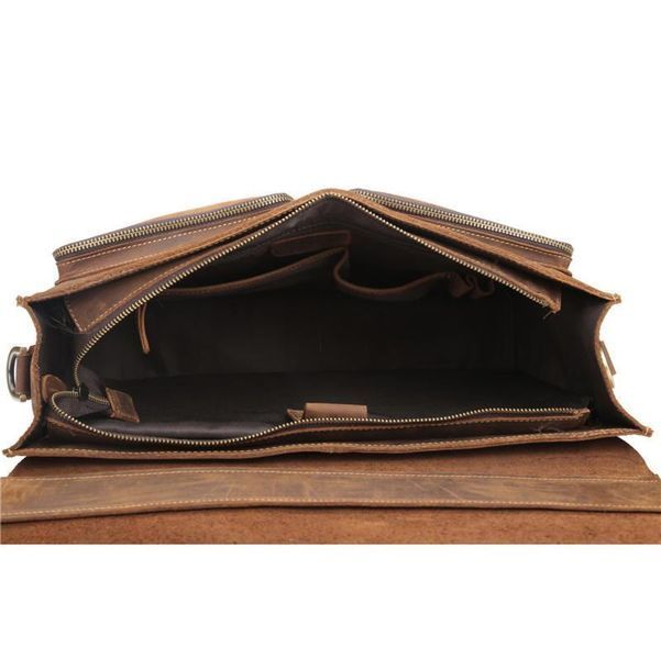Фотографія Чоловік шкіряний портфель, колір коричневий, Bexhill bx9356 bx9356 - купити 9789 за 6 204 грн