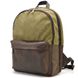 Чоловічий рюкзак шкіра та канвас хаккі для ноутбука TARWA RHc-7273-3md RHc-7273-3md фото 2