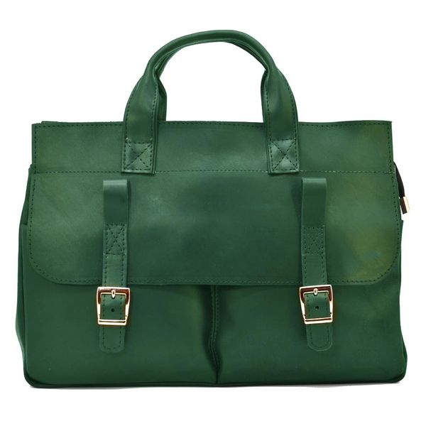 Чоловіча сумка для документів та ноутубка зелена TARWA RE-7107-3md GC-7107-3extra фото