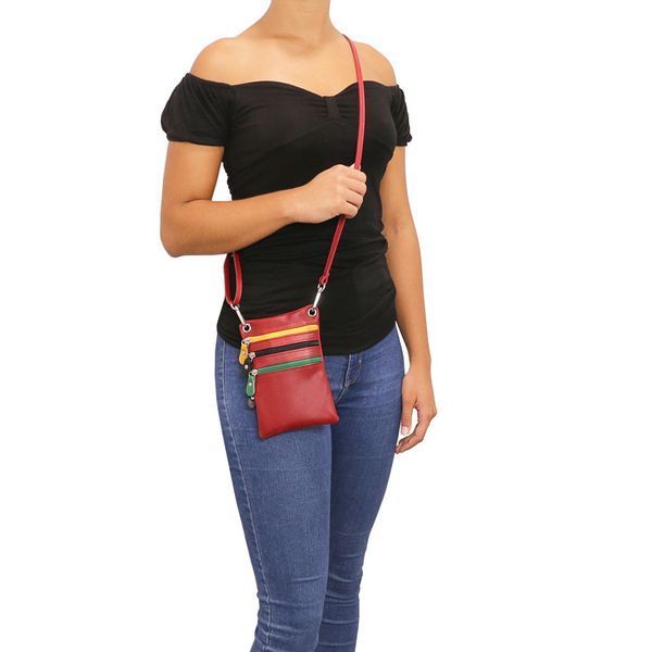 Фотографія TL Bag - мішок -mini над плечем м'якої шкіри TL141094 Червоний TL141094 - купити 1094_1_4 за 1 306 грн