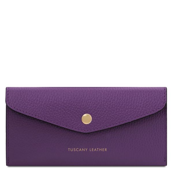 Шкіряний конверт гаманець tl142322 Фіолетова TL142322 фото