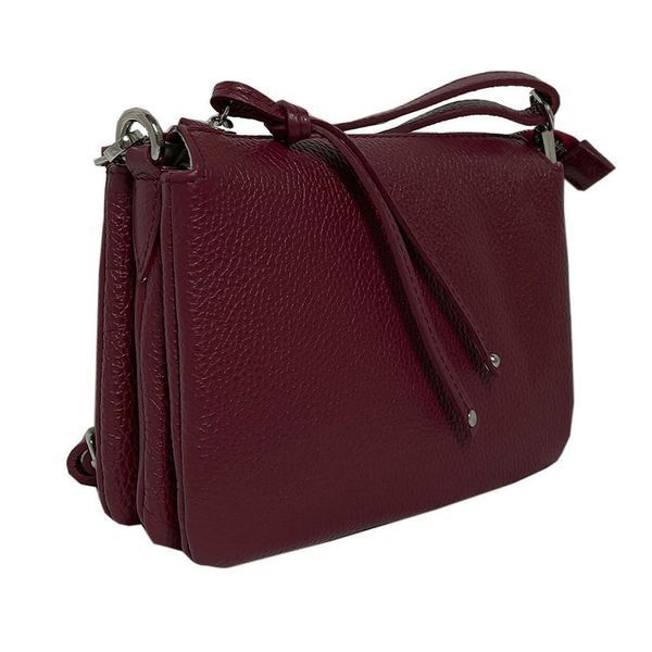 Фотографія Сумка жіноча шкіряна Borsa CA04B-30DR dark red червона BorsaCA04B30DRdarkred - купити 84795 за 6 714 грн