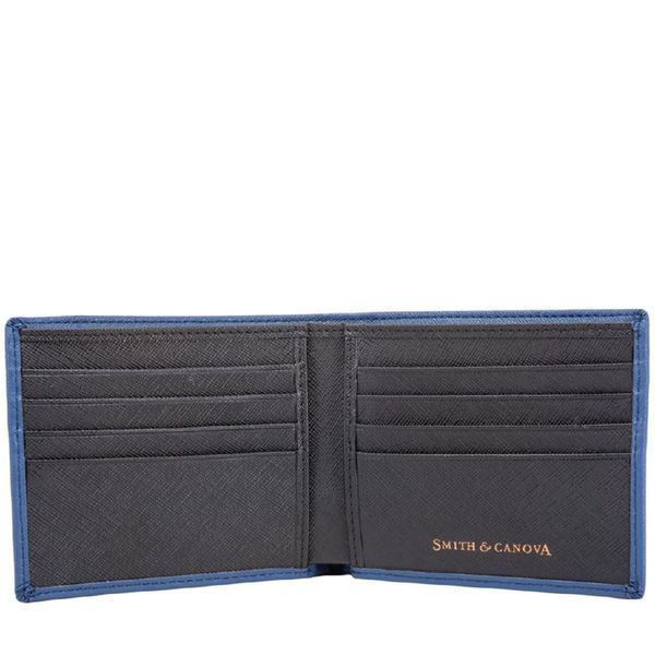 Фотографія Гаманець чоловічий Smith & Canova 26826 Devere (Navy-Black) 26826 NAVY-BLK - купити 92283 за 1 300 грн