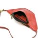 Червона поясна сумка з кінської шкіри Crazy horse бренду TARWA RR-3036-4lx RR-3036-4lx фото 2