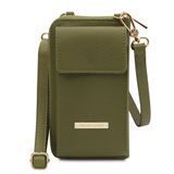 Фотографія TL Bag - шкіряний гаманець з ремінцем TL142323 Лісовий зелений TL142323 - купити 2323_1_62 за 2 652 грн