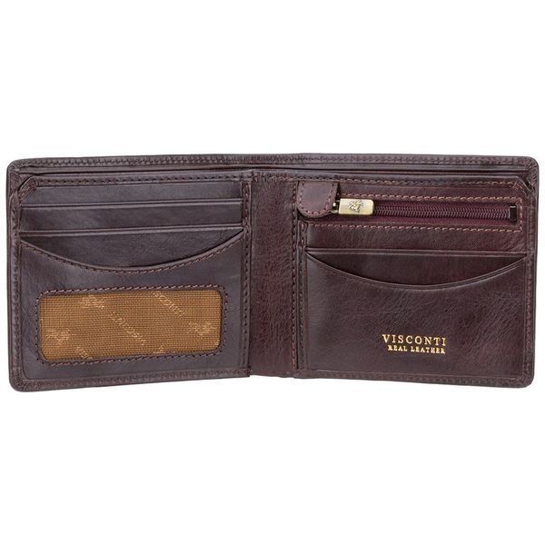 Фотографія Гаманець чоловічий Visconti TSC46 Francesca c RFID (Brown) TSC46 BRN - купити TSC46 BRN за 2 500 грн