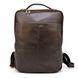 Шкіряний чоловічий рюкзак коричневий TARWA GC-7280-3md RA-7280-3md фото 3