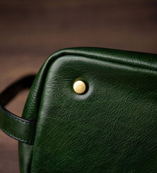 Фотографія Жіноча шкіряна косметичка Dopp Kit - Ragtime - Зелений колір - Time Resistance 5244201W 5244201W - купити 91641 за 5 750 грн