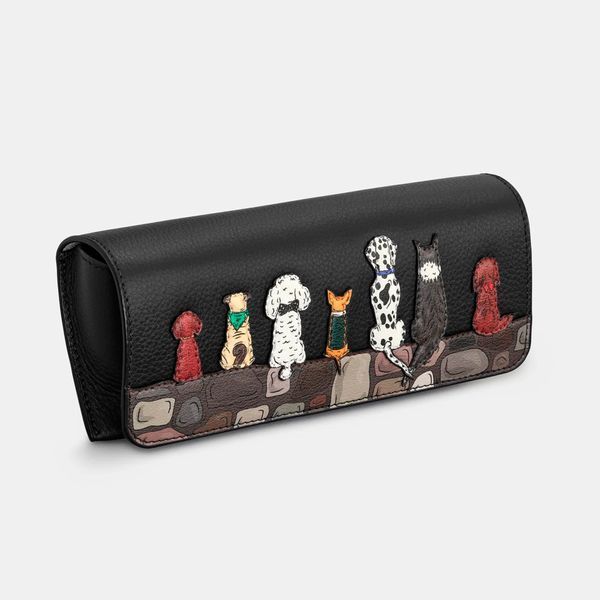 Фотографія Шкіряний чохол для окулярів Yoshi Y4308 (Bark to Bark Black) Y4308 DGPK 1 - купити 95806 за 1 550 грн