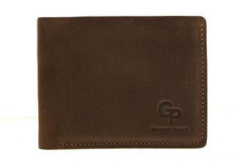 Фотографія Портмоне чоловіче шкіряне Onda коричневе Grande Pelle 507120 507120 - купити 27976 за 590 грн