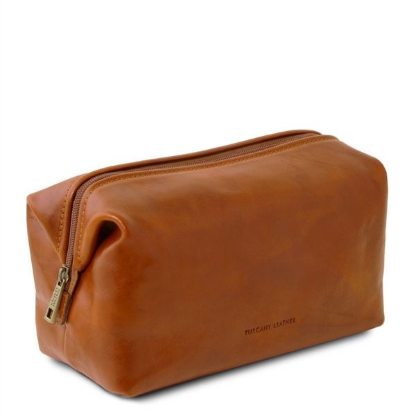 Smarty - шкіряна косметична сумка - великі розміри TL141219 Мед TL141219 фото